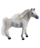 Vintage 1994 Playskool Dollhouse Stable Horse White Figure Toy 7&quot; Playse... - £5.39 GBP