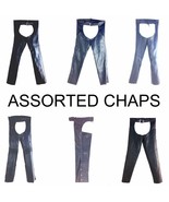 Bikers Chaps, Motorcycle Gear, Leather Chaps Assorted, - $106.59 CAD+
