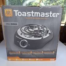 Toastmaster Portable Adjustable Single Electric Burner Hot Plate Stove 1000 Watt - £14.12 GBP