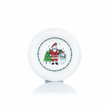 Fiesta 7.25&quot; Round Salad Plate | Christmas Whimsy (White) - $61.99