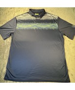 PGA Tour Pro Series Golf Shirt 2XLT Blue Polo - $25.98 CAD