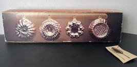 Vintage 1982 Benjamin &amp; Medwin M-268 5 pc. Copper Mold Set With Brass Ra... - $32.26