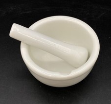 White Apothecary 3” Mortar and Pestle Made In Japan Vintage - $17.81
