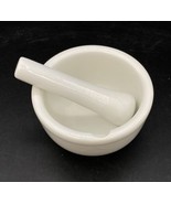 White Apothecary 3” Mortar and Pestle Made In Japan Vintage - $24.27 CAD
