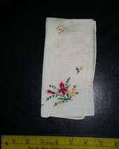 Vintage Embroidered Handkerchief Made in Ireland - $9.99