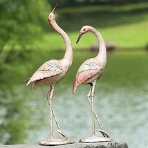 SPI Home- San Pacific Intl 50900 Flamboyant Crane Garden Pair - £242.78 GBP