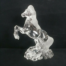 Lenox Glass Horse 1994 Vintage Crystal Mare Stallion Pony Figurine 7 1/2... - £38.18 GBP