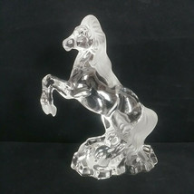 Lenox Glass Horse 1994 Vintage Crystal Mare Stallion Pony Figurine 7 1/2... - £38.29 GBP