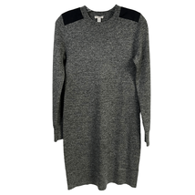 Gap Womens Gray &amp; Black Extra Fine Merino Wool Sweater Dress Small - £10.83 GBP