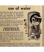 1922 Hoosier Water Supply System Indiana Advertisement Industrial Ephemera - €17,15 EUR