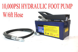 NEW 10000PSI Air Hydraulic Foot Operated Pump with 6FT  Hose - £132.78 GBP