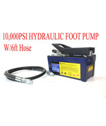 NEW 10000PSI Air Hydraulic Foot Operated Pump with 6FT  Hose - $243.72 CAD