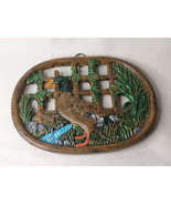 Vintage Rustic / Country Cottage Feel Cast Iron Painted Duck Trivet - $55.11 CAD