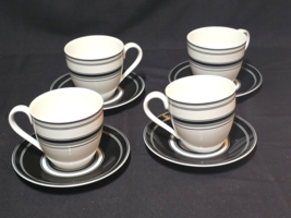 Lenox Kate Spade Pinney&#39;s Beach Coffee / Tea Cup And Saucer Set- Mint Set Of 4 - £40.94 GBP