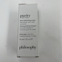 Philosophy Purity Made Simple Pore-Minimizing Serum 1 fl oz. ~ NIB - $22.24