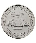 Flamingo Hilton Laughlin, NV Casino Gaming Token, Fine Silver - €39,49 EUR