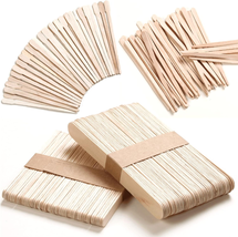 Wooden Wax Sticks - HOOMBOOM 300 Pcs Waxing Sticks - 4 Style Assorted Wooden Wax - £12.39 GBP
