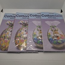 8 Total Cottondale ASTER BASKET BAGS 24&quot; X 24.5&quot;  4 clear, 4 printed Eas... - $241.73 MXN
