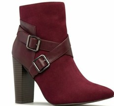 Shoedazzle - Ellis Wraparound Buckle Bootie - Color : Port Royale- Size 5.5 - £23.73 GBP