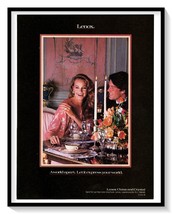 Lenox China and Crystal Print Ad Vintage 1985 Magazine Advertisement Gra... - $9.70