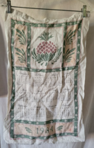 Vintage 1984 Calendar Dish Towel Kitchen Collectibles Hand Towel Decorative - $9.99