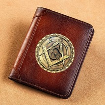  Wallet Master Mason Symbol Printing Standard Short Purse BK1227 - £62.69 GBP