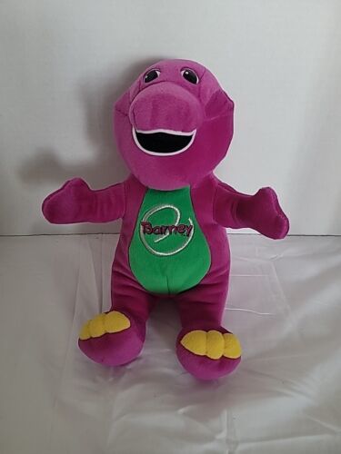 Barney Plush Playskool Talking Singing 2000 Stuffed Animal Sings I Love You Work - $16.34