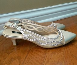 Alex Marie Creamy/Pearl Colored Heels - Size 9 M - £13.30 GBP