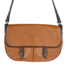 FRANCESCO BIASIA Genuine Leather Saddlebag Satchel Shoulder Bag Made in ... - $38.70