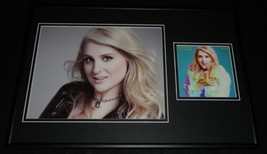 Meghan Trainor Framed 12x18 Photo Display All About That Bass Lips Are M... - £54.50 GBP