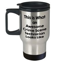 A Crime Scene Technician&#39;s Holiday Cheer, Funny Quote Travel Mug for Christmas U - £19.40 GBP