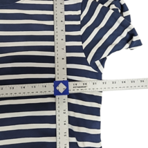 Brooks Brothers Navy White Striped Sweater 100% Cotton Size M image 6