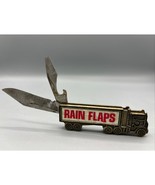 Vtg Spray Guard Rain Flaps Semi Truck Knife Blade Bottle Opener Advertising - $6.97