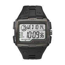 Timex Men&#39;s Quartz Watch with LCD Dial Digital Display and Black Resin Strap TW4 - £127.09 GBP