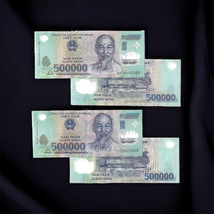 Buy 2,000,000 Vietnam Dong | 4 X 500,000 VND Banknotes | Trusted and Authentic - £111.76 GBP