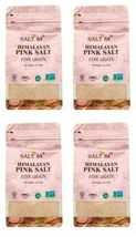 Lot 4 x SALT84 Himalayan Pink Salt Fine Grain Vegan Kosher Halal 1 LB/Ba... - $29.69