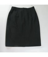 ESCADA by MARGARETHA LEY black wool pencil skirt Size 40 GERMAN - £35.02 GBP