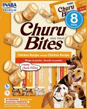 Inaba Dog Churu Bite Chicken Wr Aps 6Ct/3.36Oz - £54.56 GBP