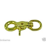 rOund SWIVEL Eye spring TRIGGER bolt SNAP BRASS 3/4&quot; x 2 1/2&quot; BLUEHAWK 0... - $350.29 MXN