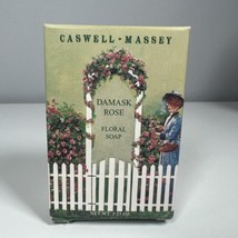 Caswell Massey Damask Rose  Soap New, Beautiful package 3.25oz - $14.84