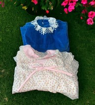 Lot of 2-VTG Nana&#39;s Pet/Polly Flinder Dresses Baby Girl Toddler Gown SIZ... - $35.59