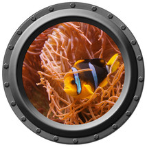 Tropical Fish Design 4 - Porthole Wall Decal - £10.98 GBP