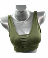 Marika Tek Sports Bra Size M Sage Green Workout Athletic Removable Padding - $301.06 MXN