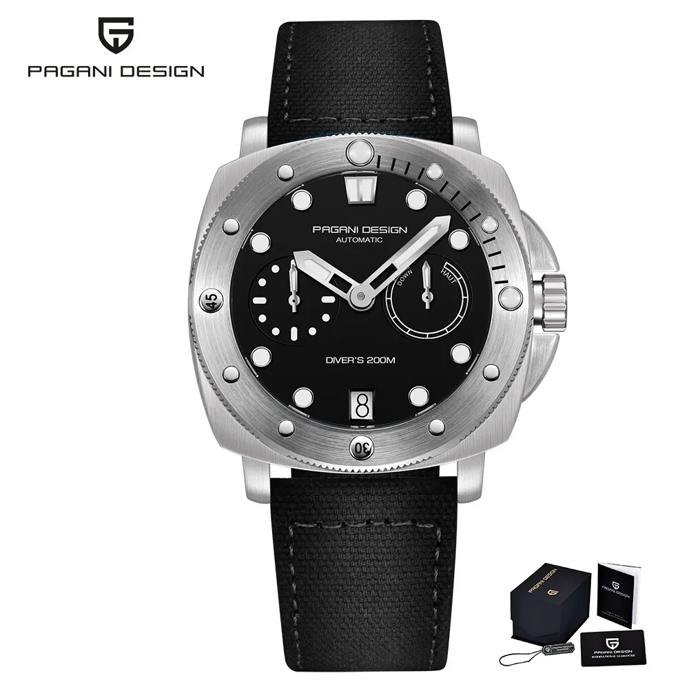 Ew men automatic mechanical watches diver watch for top brand luxury 200m waterproof ar thumb200