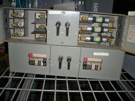 Frank Adam QSW10333 100A/100A Twin 3P 240V Fusible Panelboard Switch Unit Used - $650.00