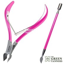 Stainless Steel Cuticle Nipper with Cuticle Pusher for Nail Care Sharp B... - $19.75