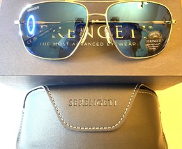 SERENGETI Sunglasses Dorwinn SS578002-S POLARIZED Silver/Blue 61-14-140 - $3,254.74 MXN