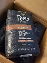 6 Bags Dark Roast Whole Bean Coffee - Major Dickason's 18 Oz Bag (PT6) - $115.37