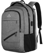 Water-Resistant 17-inch Laptop Backpack with USB Charging &amp; Organization... - $57.37