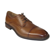 Men's Shoes Steve Madden Soft Leather upper Lace Up Navin Brandy image 2